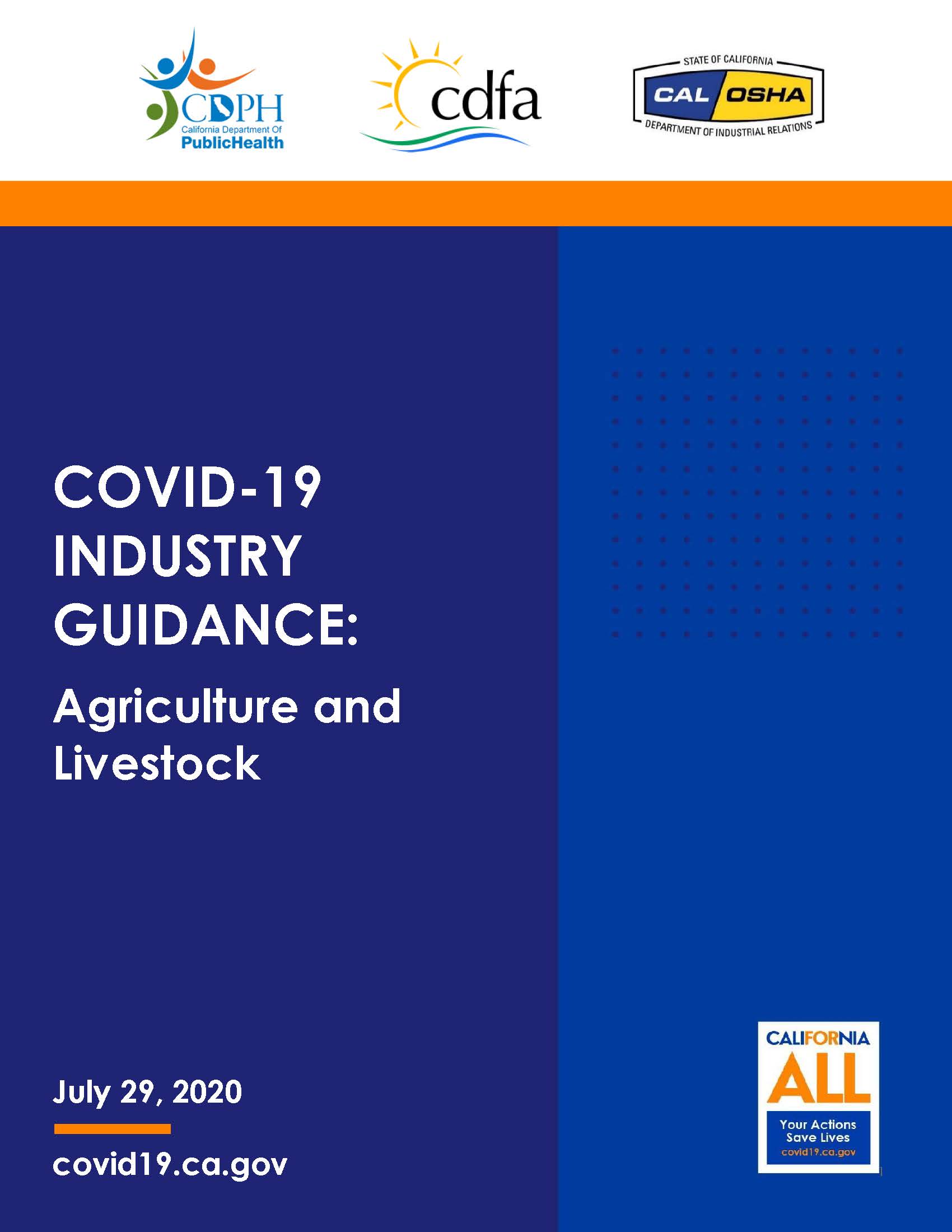 Ag guidance cover