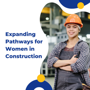 Woman construction worker